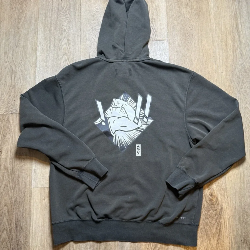 Nike‎ Jordan Zion Williamson Dry-Fit Basketball Men's Hoodie AcidBlack M